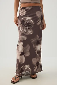 Mesh Maxi Skirt