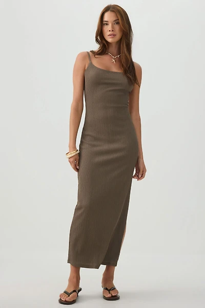 Open back Bodycon Midi Dress