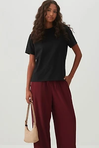 Faux Suede Shoulder Bag