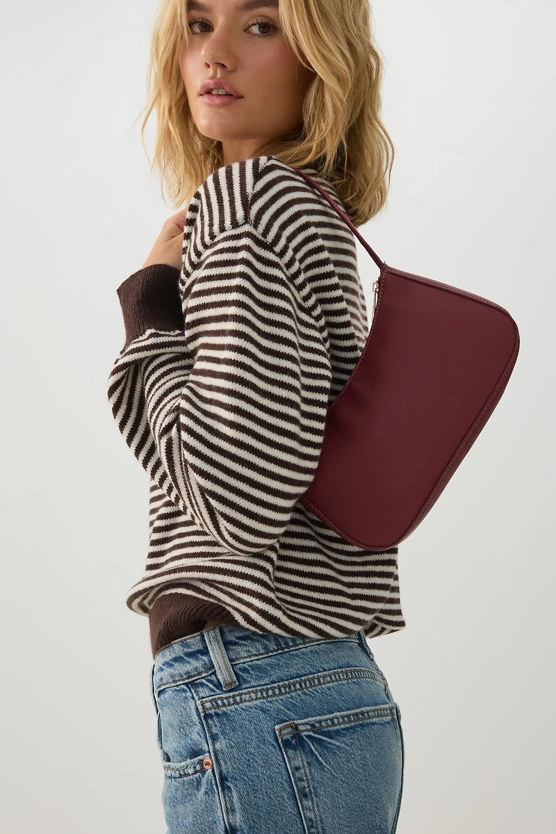 Textured Shoulder Bag