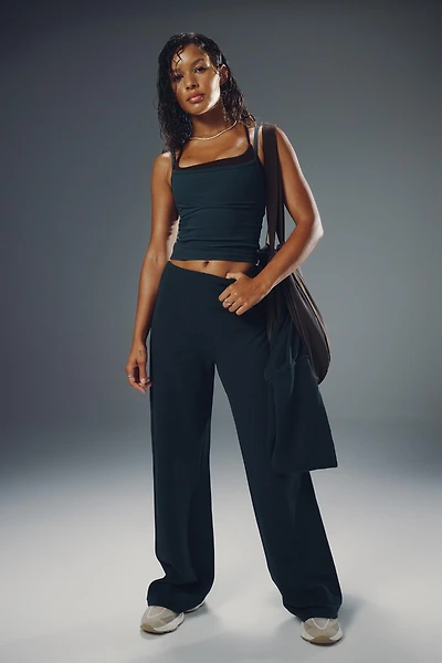 camactive™ Straight Leg Waffle Knit Pants