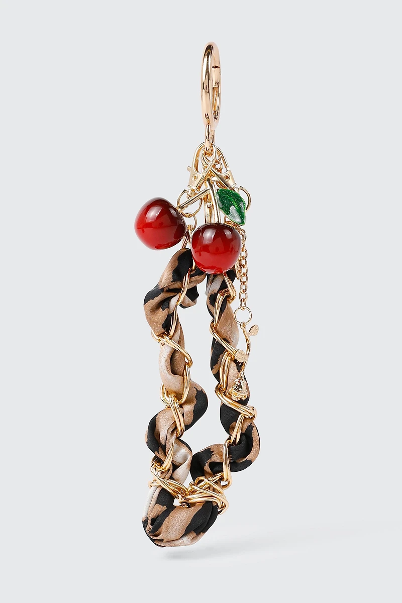 Porte-clés cerises