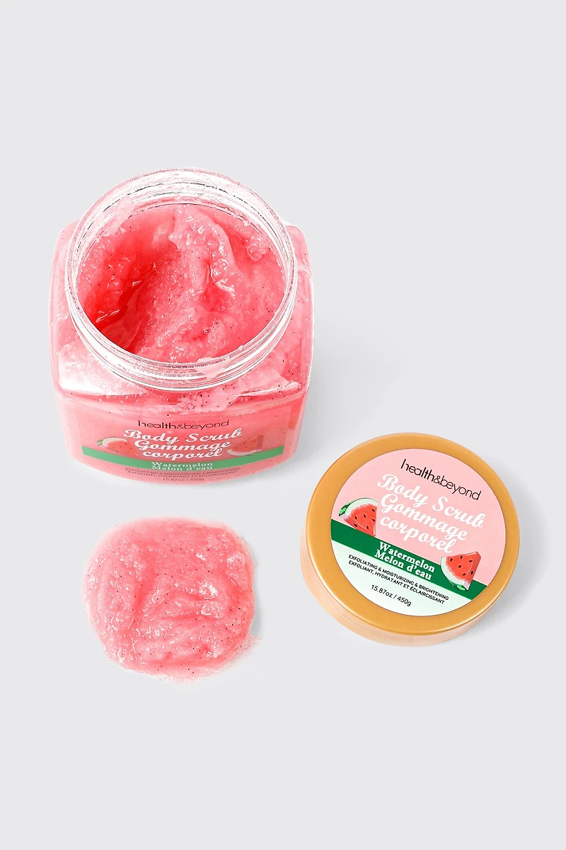 Gommage corporel au melon d’eau