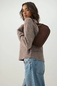 Sac d’épaule clouté en faux cuir | Ardene