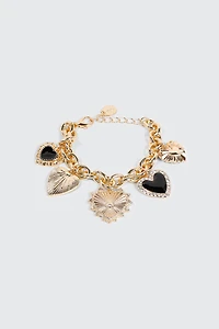 Heart Charms Bracelet