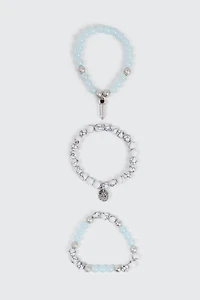3-Pack Marble Like Bracelets