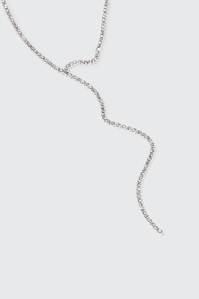 Collier lasso à pierres du Rhin