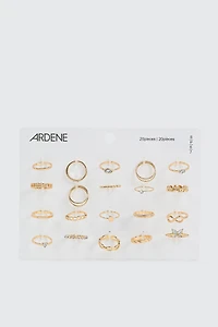 20-Pack Assorted Rings