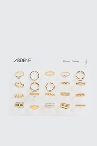 Lot de 20 bagues assorties