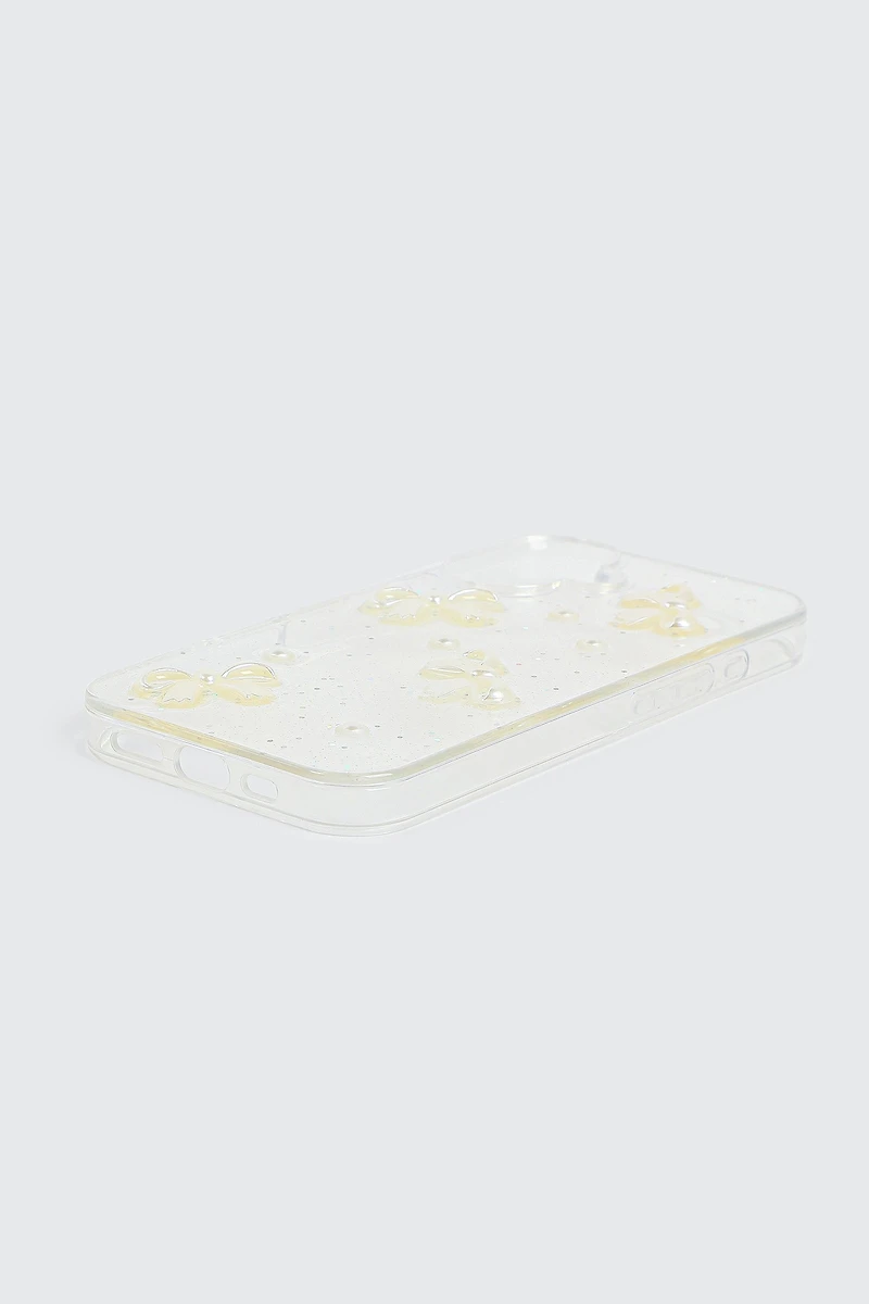 Glitter Bow iPhone 16 Case