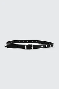 Studded Belt with Metal Tip