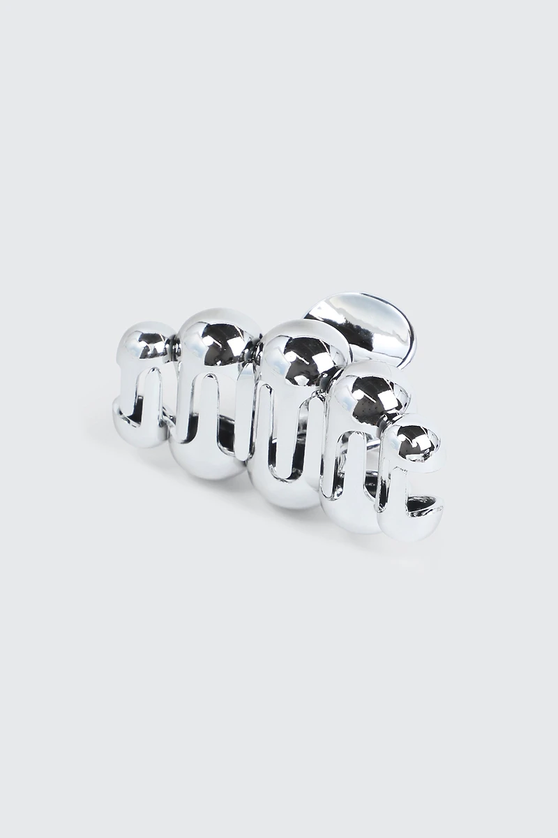 Metallic Bubble Hair Claw