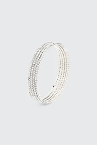 Bracelet spirale en pierres du Rhin