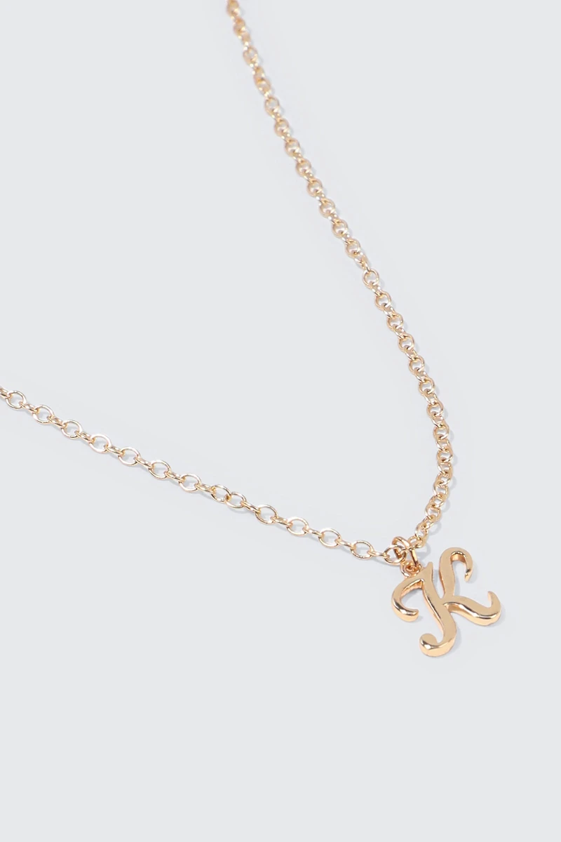 Collier initiale K