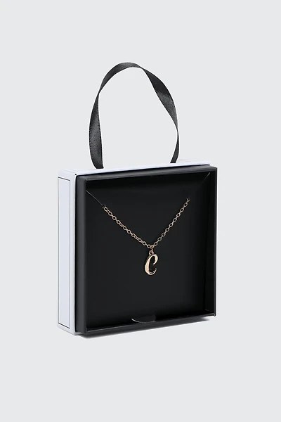 Initial C Necklace