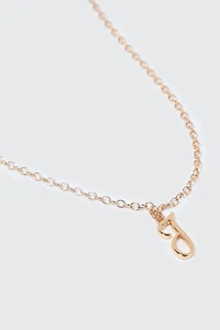 Initial J Necklace