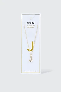 14K Gold Plated Initial J Necklace