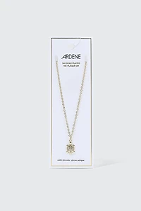 14K Gold Plated Turtle Necklace