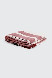 Foulard rectangulaire à carreaux