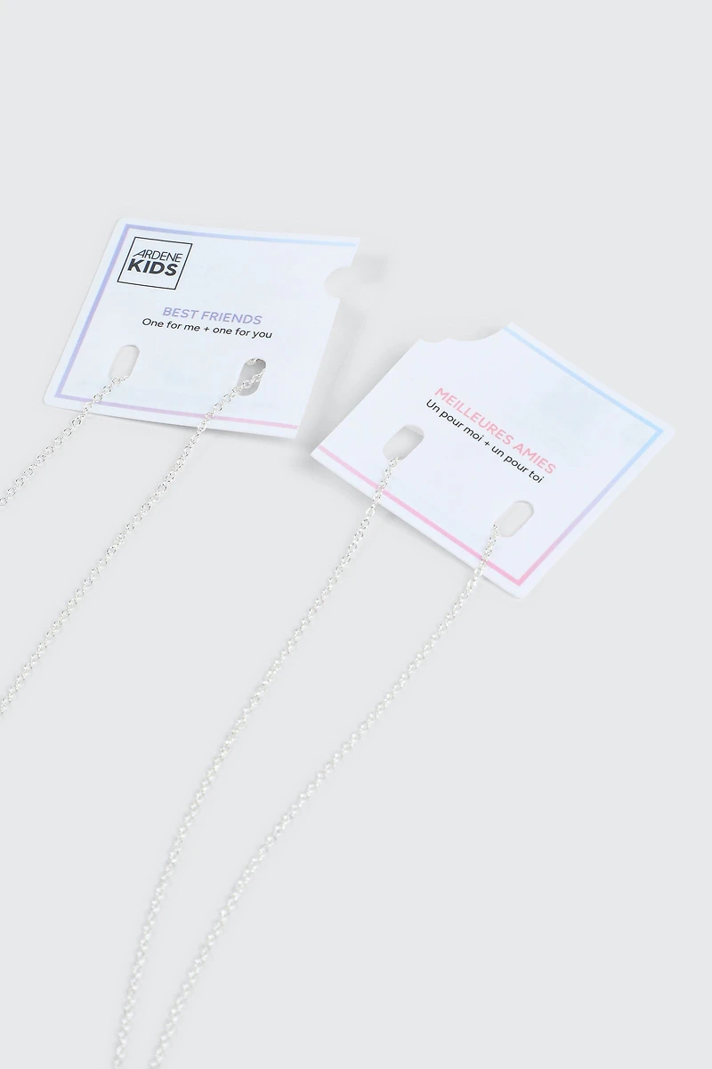 2-Pack Broken Heart BFF Necklaces