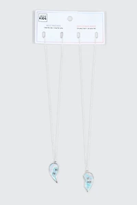 2-Pack Broken Heart BFF Necklaces