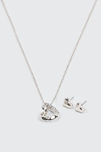 Heart Jewelry Gift Set