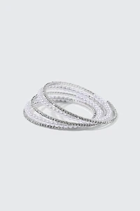 Rhinestone & Pearl Bracelet