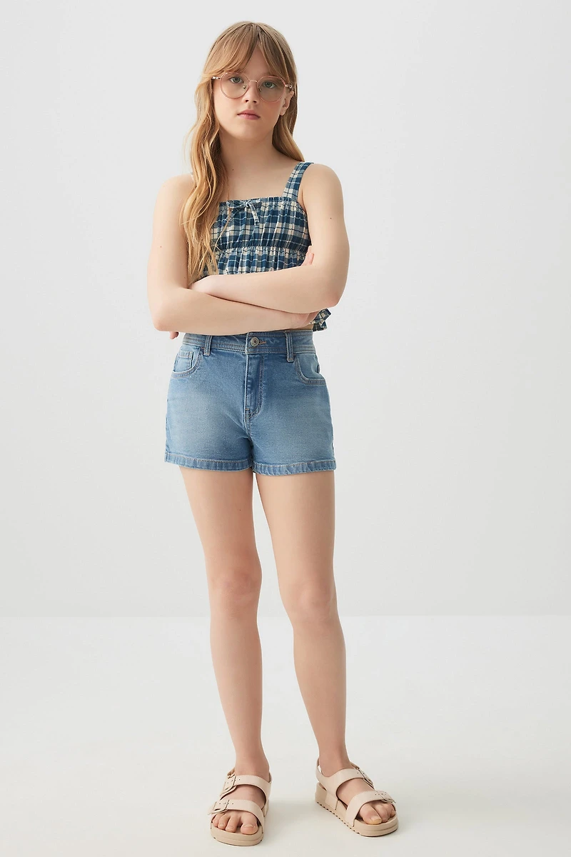 Short en denim
