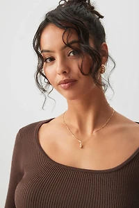 Fine Knit Square Neck Sweater