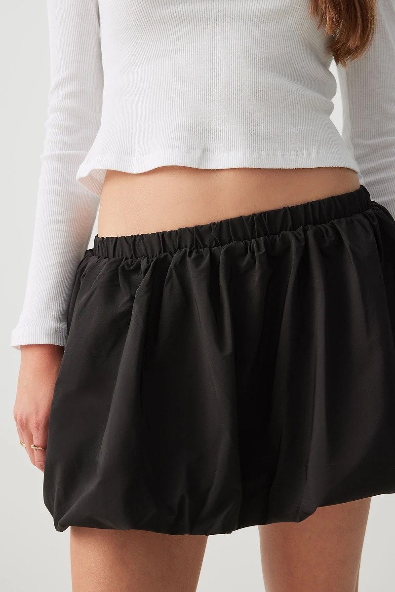 Bubble Micro Skirt with Shorts