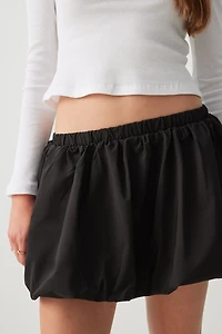 Bubble Micro Skirt with Shorts
