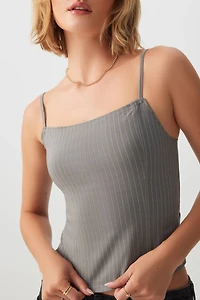 Bustier à fines rayures