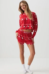 Ensemble pyjama haut court Hello Kitty
