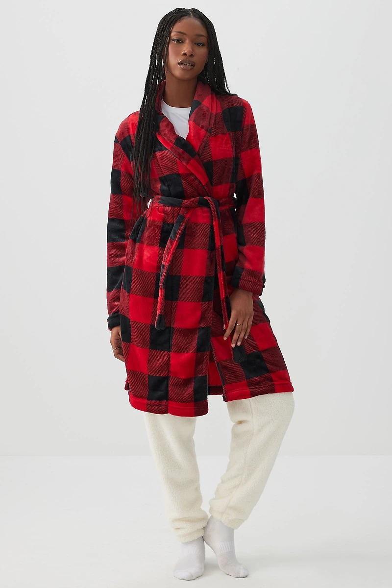 Plush Short Robe