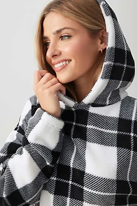 Pull de détente à capuchon en peluche