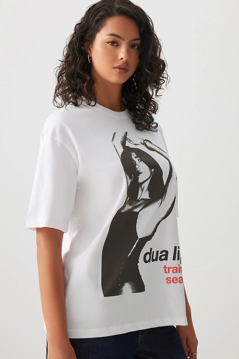 Oversized Dua Lipa T-Shirt