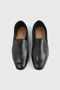 Faux Leather Loafers