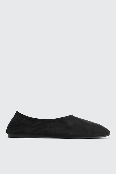 Square Toe Ballet Flats