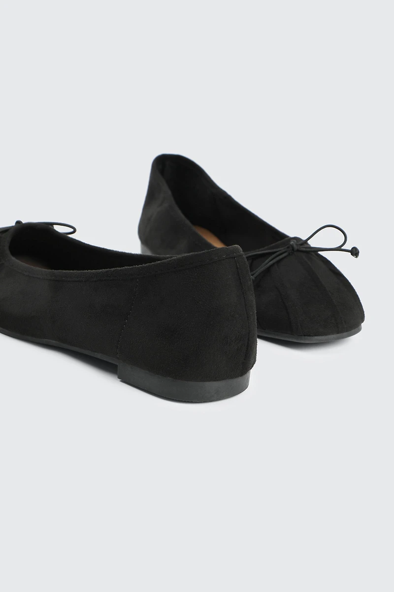 Square Toe Ballet Flats