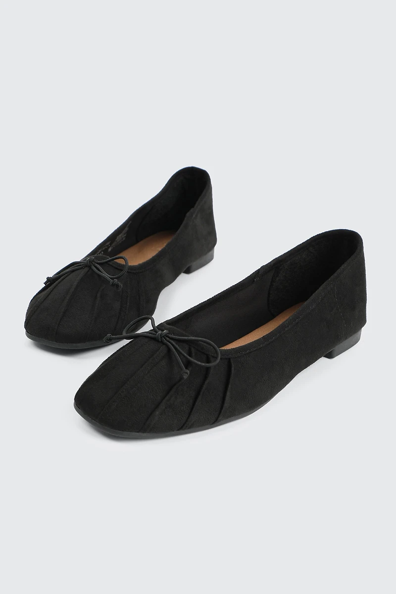 Square Toe Ballet Flats