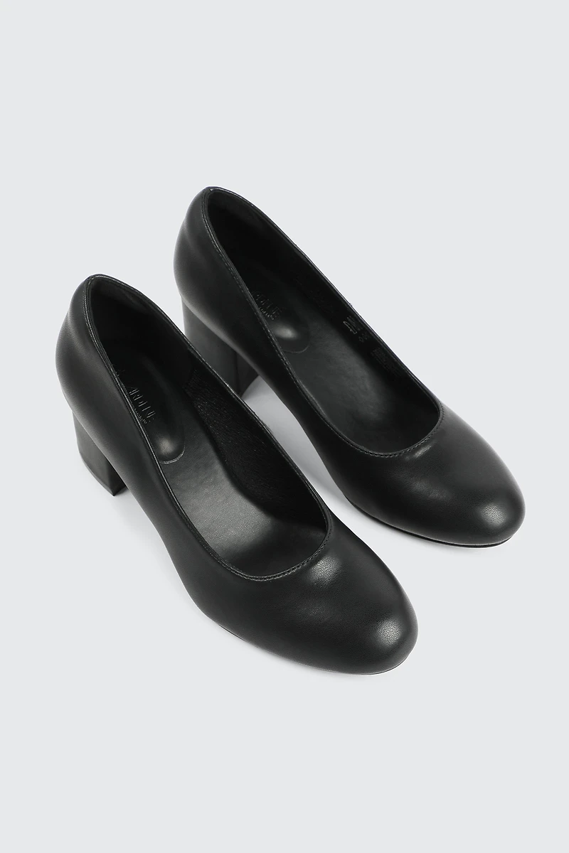 Block Heel Pumps