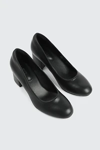 Block Heel Pumps