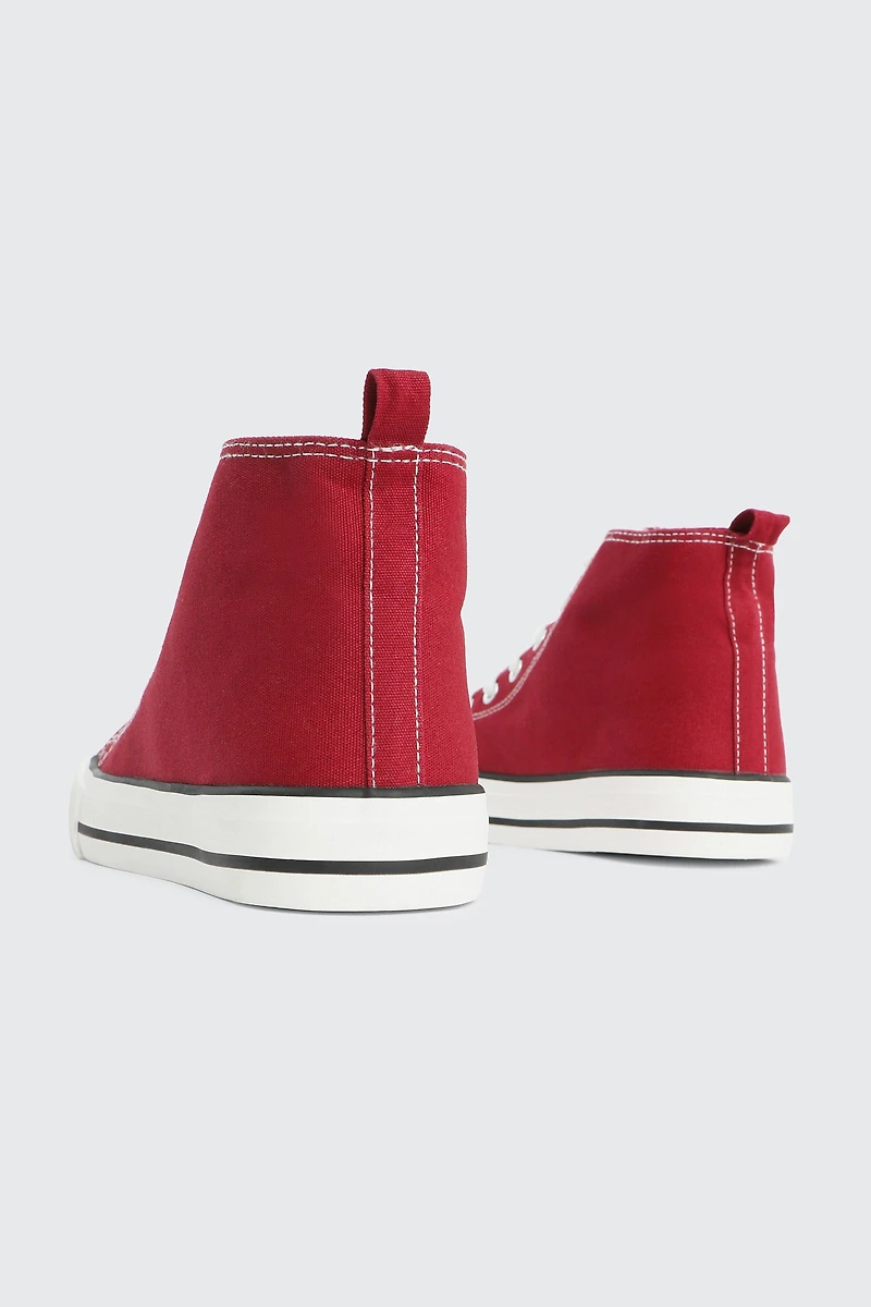 Espadrilles montantes en toile