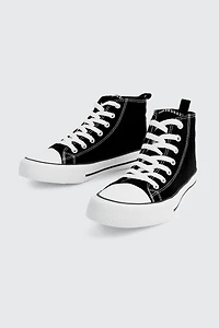 Canvas High Top Sneakers