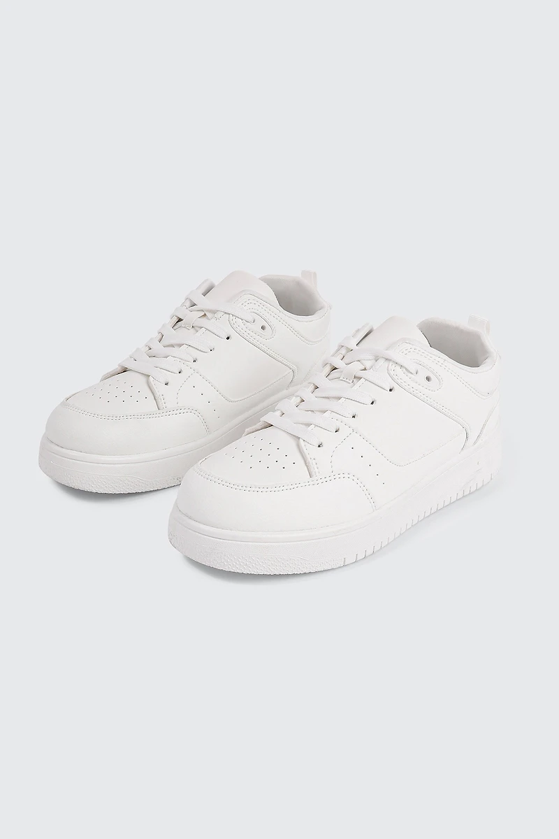 Laced Sneakers with Charm Detail