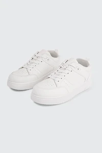 Laced Sneakers with Charm Detail