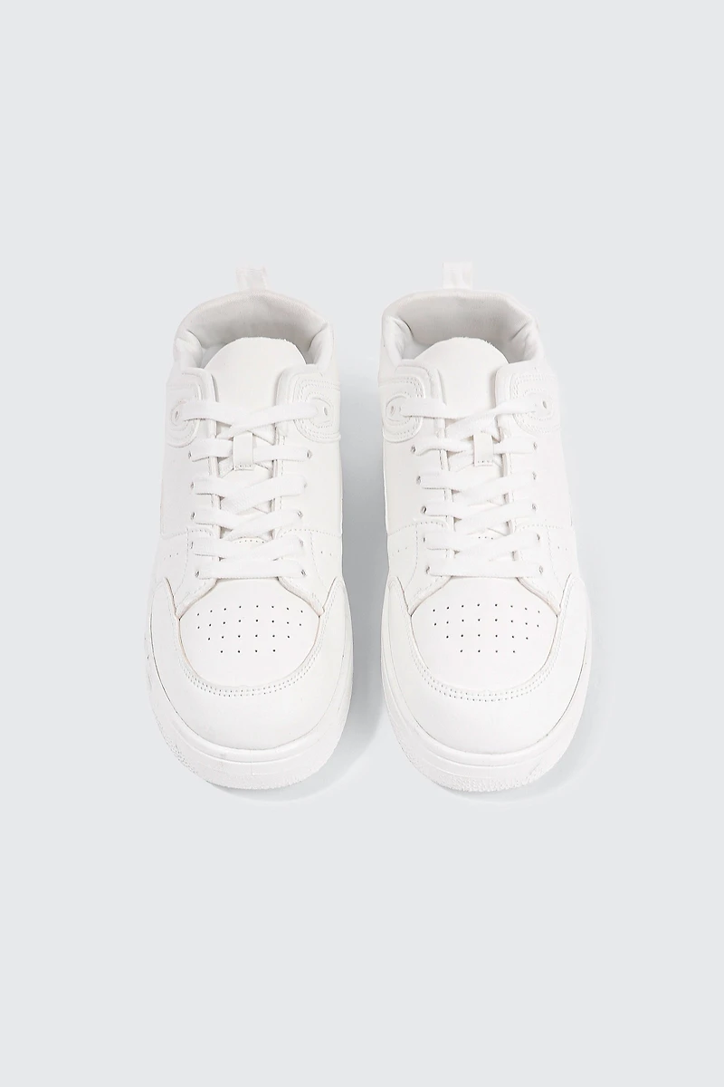 Laced Sneakers with Charm Detail