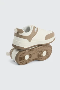 Laced Sneakers with Charm Detail