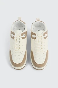 Laced Sneakers with Charm Detail