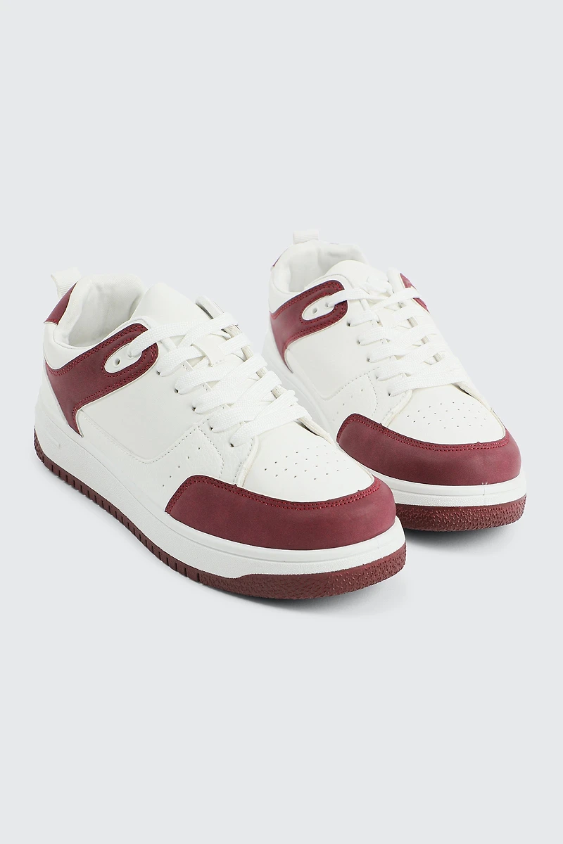 Laced Sneakers with Charm Detail